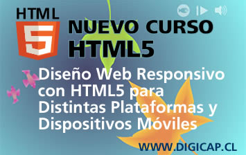 Curso de HTML5 y otras materias en Digicap para este verano 2014